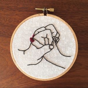 4” Love Theme Embroidery Hoop
